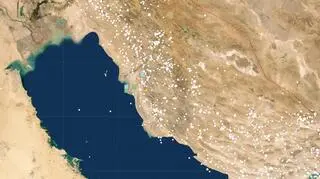 Trzęsienie ziemi w Iranie (USGS)
