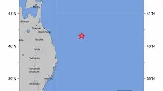 Trzęsienie ziemi w Japonii, 17.09 (USGS)