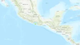 Trzęsienie ziemi w Meksyku (USGS)