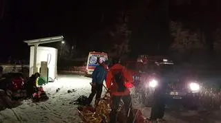 Trzy osoby zjeżdżały na materacach (GOPR Beskidy)