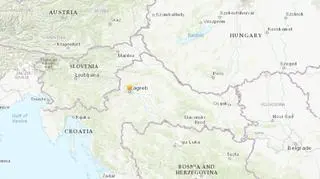 Tu doszło do trzęsienia ziemi (USGS)