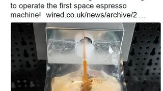 Twitt astronautki Samanthy Cristoforetti