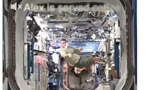 Twitt astronauty Reida Wisemana