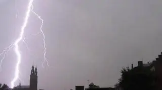 Uderzające pioruny Kontakt Meteo/Atka