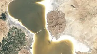 Urmia, sierpień 2011 (NASA)