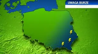 Uwaga na burze na Lubelszczyźnie