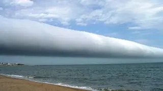 Volutus, czyli tak zwany roll cloud