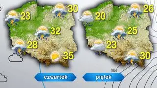 W czwartek nawet 35 stopni