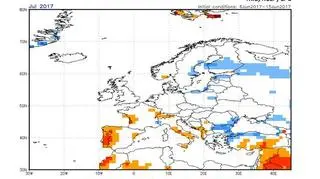 Wariant I (lipiec w normie lub poniżej) (NOAA)