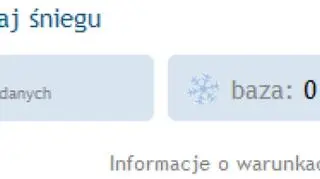 Warunki śniegowe