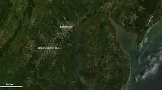 Widok na Zatokę Chesapeake 30 sierpnia/NASA