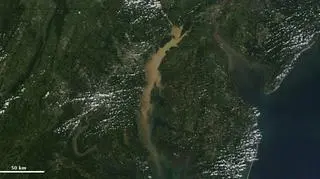 Widok na Zatokę Chesapeake13 września/NASA