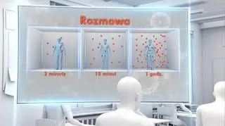 Wizualizacja rozprzestrzeniania się koronawirusa SARS-CoV-2 - rozmowa (TVN24)