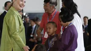 Wizyta Hillary Clinton w Tajlandii (PAP/EPA)