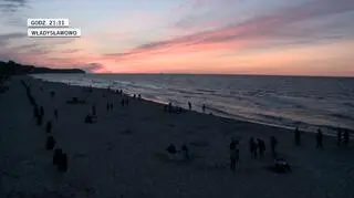 Władysławowo 20 lipca godz. 21.31