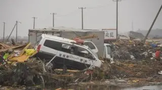 Wschodnie wybrzeże Japonii po przejściu tsunami (Kontakt24/Cezary)