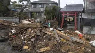 Wschodnie wybrzeże Japonii po przejściu tsunami (Kontakt24/Cezary)