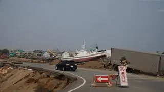Wschodnie wybrzeże Japonii po przejściu tsunami (Kontakt24/Marcin Kor)
