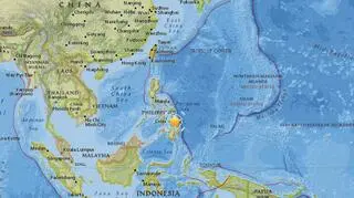 Wstrząs na Filipinach miał magnitudę 5,7 (USGS)