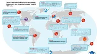 Wybrane zjawiska i anomalie w maju 2019 roku na świecie (NOAA)