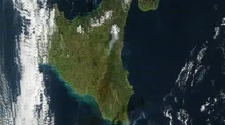 Wybuch Etny z perspektywy satelity / NASA