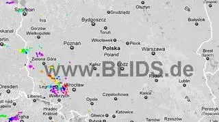 Wyładowania atmosferyczne na terenie Polski 