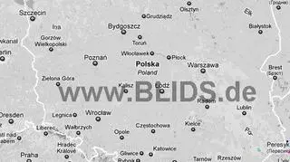 Wyładowania atmosferyczne na terenie Polski o godz. 5.30-7.30
