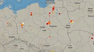 Wyładowania atmosferyczne nad Polską