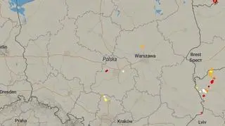 Wyładowania atmosferyczne nad Polską