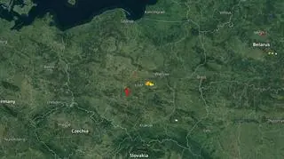 Wyładowania atmosferyczne w Polsce (blitzortung.org)