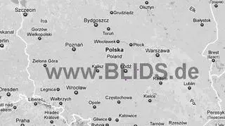Wyładowania atmosferyczne w sobotę (BLIDS.de)