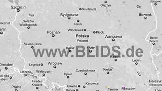 Wyładowania nad Polską w godzinach 18.00-20.00