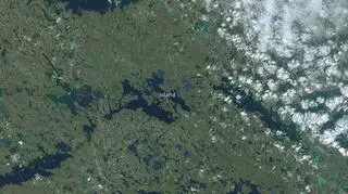 Wyspa na wyspie, umieszczona jeszcze na kolejnej wyspie (NASA/Josh Stevens)