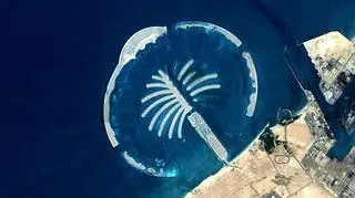 Wyspy Palmowe w Zjednoczonych Emiratach Arabskich (NASA)