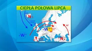 Wyż zapewni nam ciepło w drugiej połowie lipca