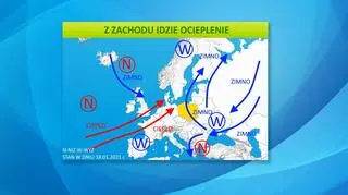 Z zachodu idzie ocieplenie