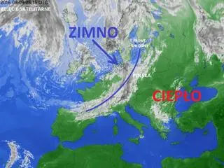 Za chłodnym frontem napływa do Polski zimne powietrze