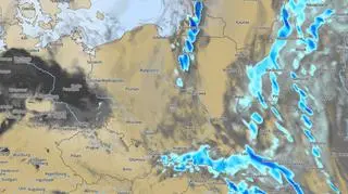 Zachmurzenia i opady w sobotę o g.14