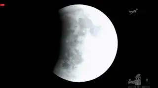 Zaćmienie Księżyca - stan godz. 8.15 naszego czasu