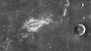 Zawirowania na Księżycu widoczne na zdjęciu z satelity Lunar Reconnaissance Orbiter