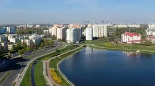 Zawodnicy minęli Jeziorko Gocławskie