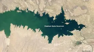 Zbiornik Elephant Butte w czerwcu 1994 roku