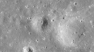 Zbliżenie na Ocean Burz i ślady po misji (NASA)
