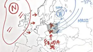 Zderzenie dwóch mas powietrza przyniesie śnieg