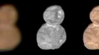 Zdjęcia, na których planetoida bardziej przypomina bałwana (NASA/Johns Hopkins University Applied Physics Laboratory/Southwest Research Institute)