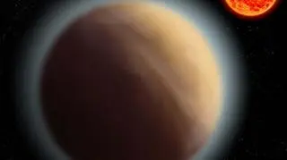 Zdjęcie ilustracyjne: obraz egzoplanety GJ 1132b okrążającej czerwonego karła Gliese 1132 (Instytut Astronomii Maxa Plancka)