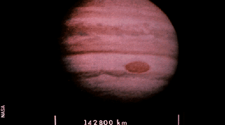 Zdjęcie Jowisza wykonane przez sondę Voyager 1 (NASA)