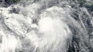 Zdjęcie satelitarne burzy tropikalnej Ileana (NASA)