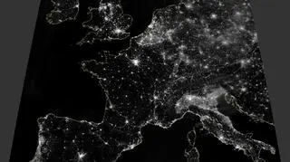 Zdjęcie satelitarne Europy wykonane 26 lutego 2019 roku (NASA)
