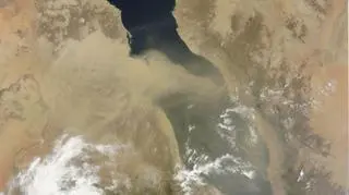 Zdjęcie satelitarne Morza Czerwonego z jesieni 2011 / NASA